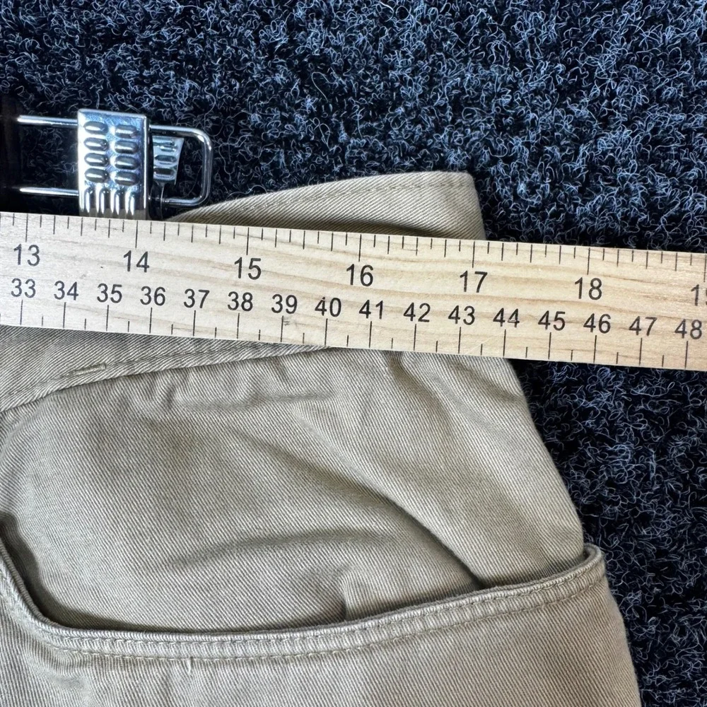 The North Face Mens Tekware Chino Shorts Khaki Tan Cotton Size 36 Long‎